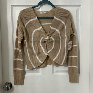 FCT Tied Knit Crop Top